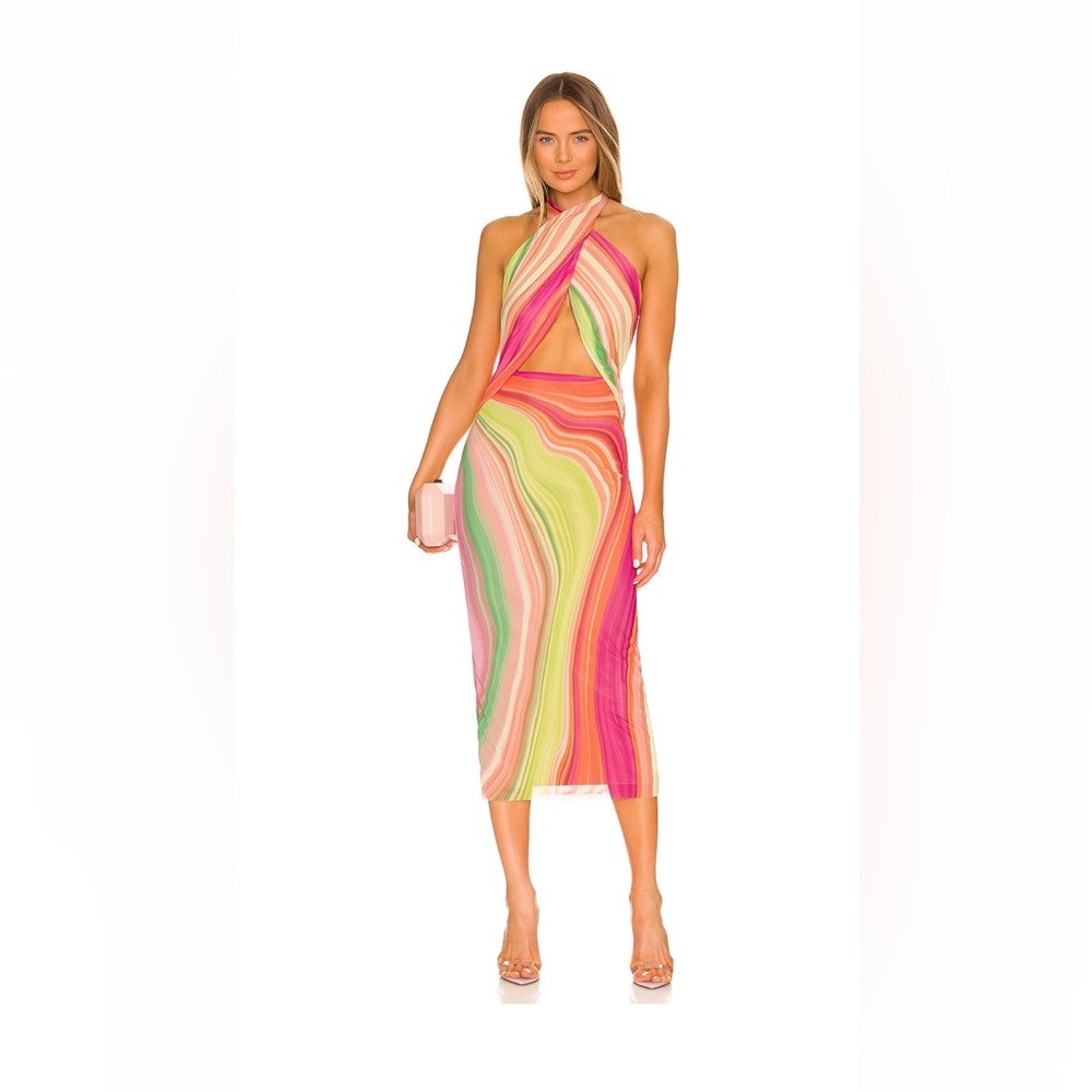 AFRMTana Midi Dress Small Brand New With Tags